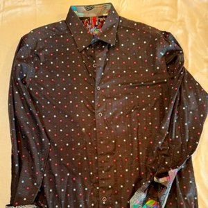 Robert Graham Textured Men's Shirt Size L